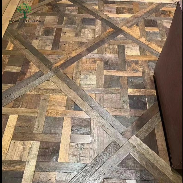 LWD-EB025 لوح باركيه فرساي من الخشب القديم المستصلح