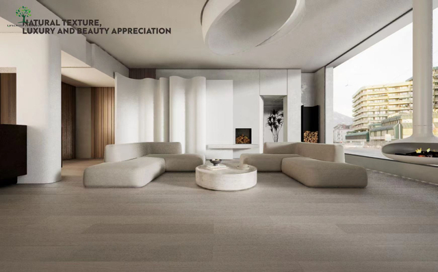 LWD-EB009 أرضيات من الخشب الصلب متعدد الطبقات من خشب البلوط الأبيض عالي الجودة