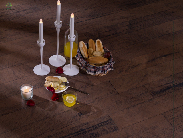 LWD-EB041 أرضيات خشبية مصممة هندسيًا من Santos Magogany