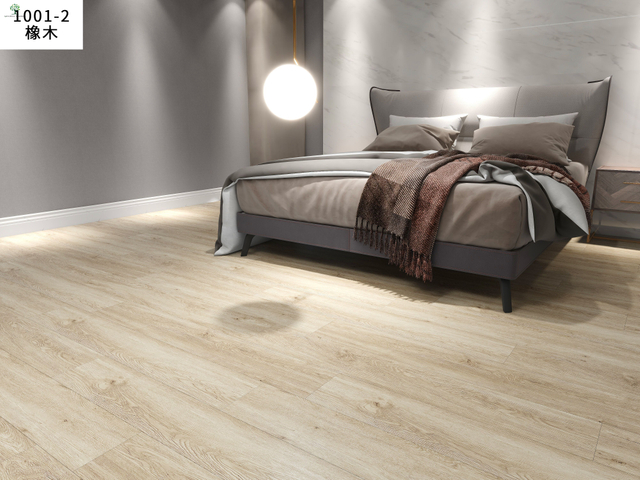 LWD-L10122 أرضيات فاخرة من بلاط الفينيل لغرف المكتب ذات خلفية جافة متعرجة